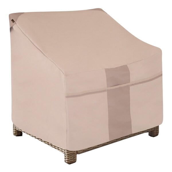 Modern Leisure Monterey Deep Seated Patio Lounge Chair Cover, 38 in. L x 4 in. W x 31 in. H, Beige 2903 - main